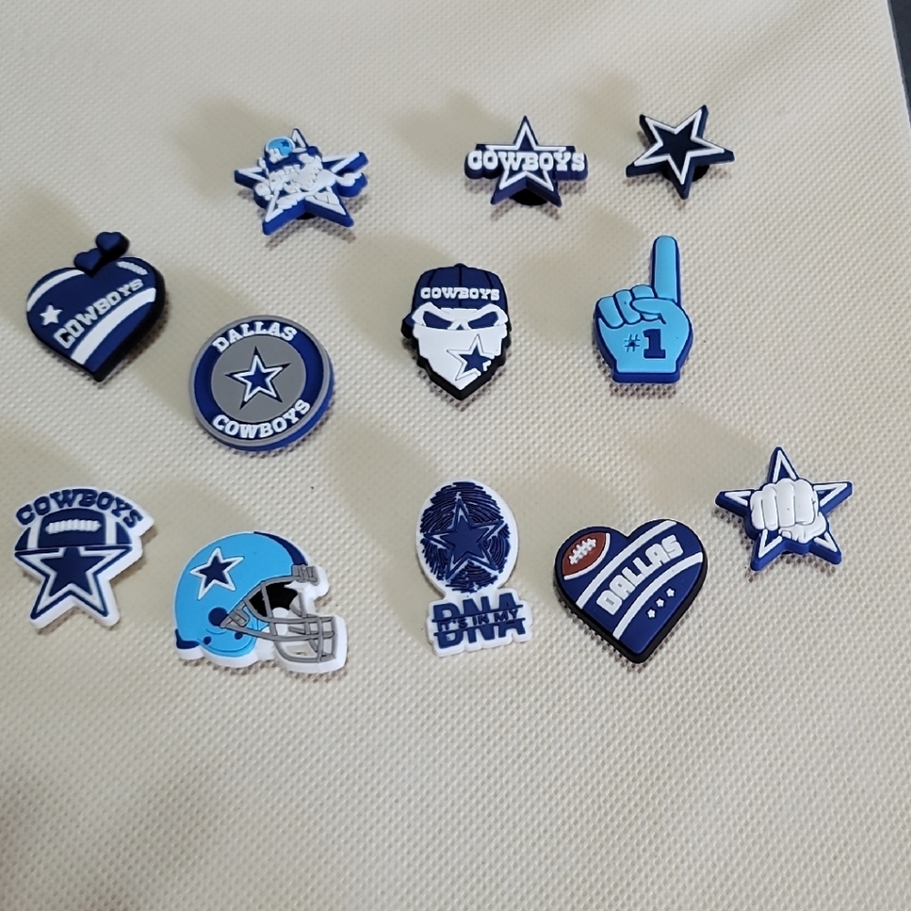 NFL Dallas Cowboys Croc Charm Bundle